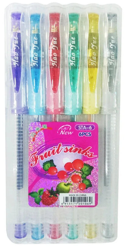 Glitter Pens - 6